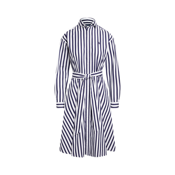 Belted Striped Cotton Shirtdress | Ralph Lauren (UK)