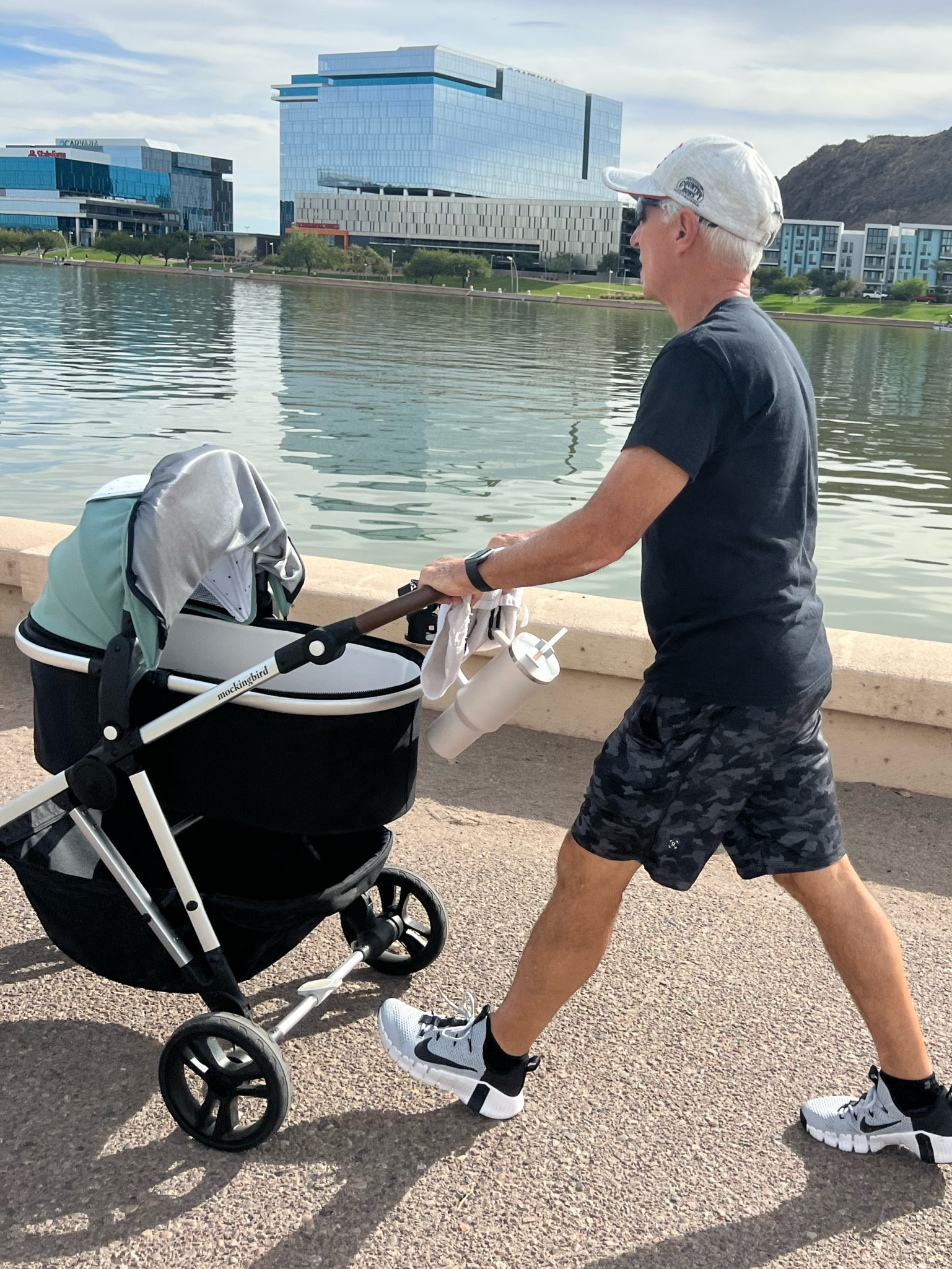 OUR STROLLER🙌🏼 we absolutely love this stroller (so does grandpa!)!! You can use code: ABBYGIFT for a free cup holder with stroller purchase :) 

#LTKbaby #LTKfamily #LTKkids
