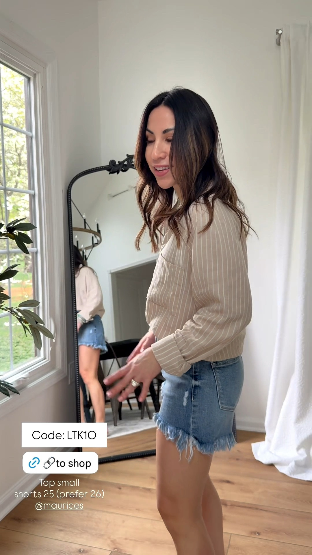 Code LTK10. Denim shorts 25 but prefer 26. Button-down shirt  small. Maurice’s, Maurices





#LTKOver40 #LTKSaleAlert #LTKPetite