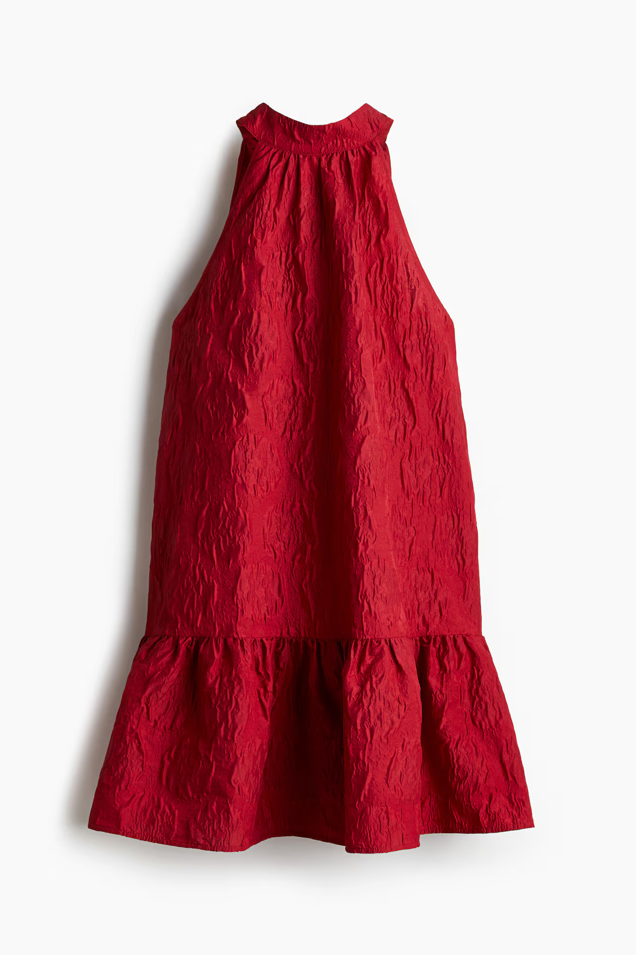 Jacquard-Weave Dress with Bow at Back | H&M (US + CA)