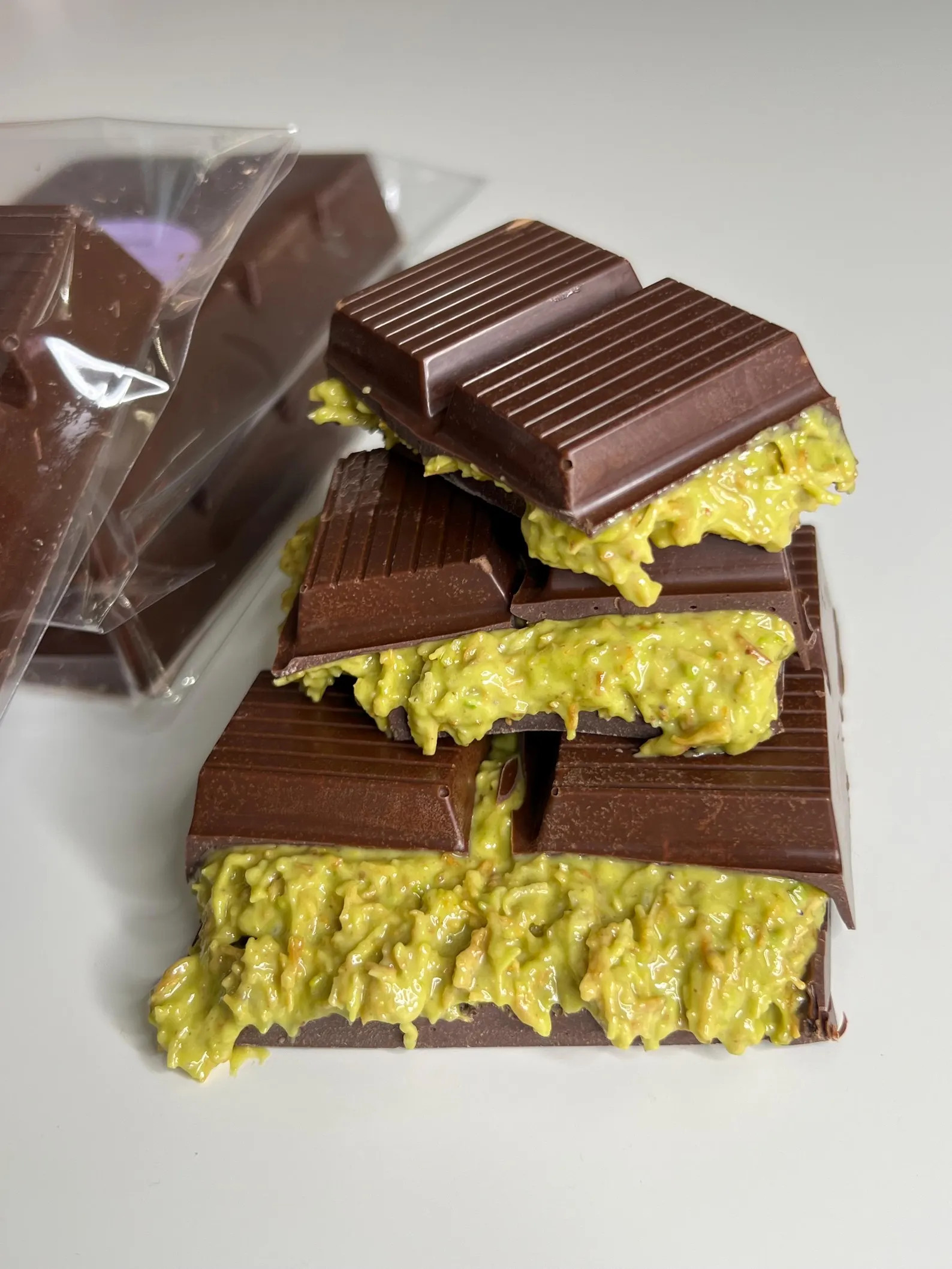 Dubai Chocolate Bar | Handmade Belgian Chocolate With Pistachio, Tahini & Kataifi Filling - Etsy | Etsy (US)