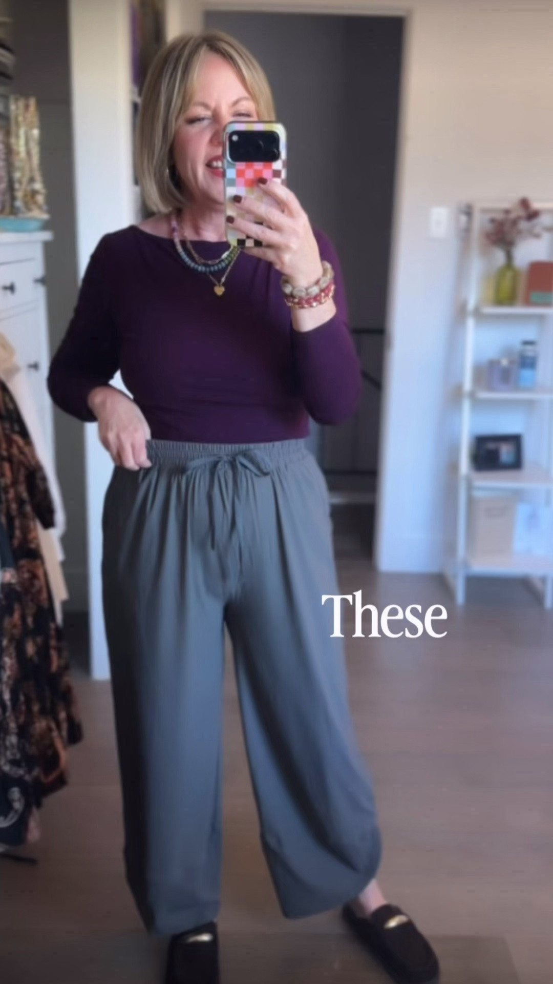 Small top; medium pants

#LTKootd #LTKPetite #LTKOver40