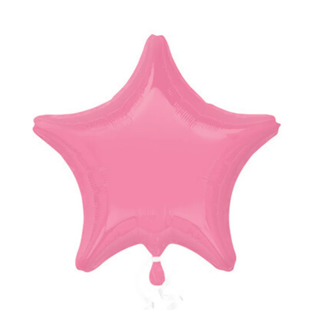 Rose Pink Star Shaped Balloon | Ellie and Piper