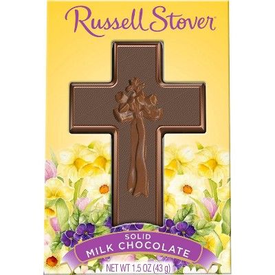 Russell Stover Easter Milk Chocolate Cross - 1.5oz (Packaging May Vary) | Target