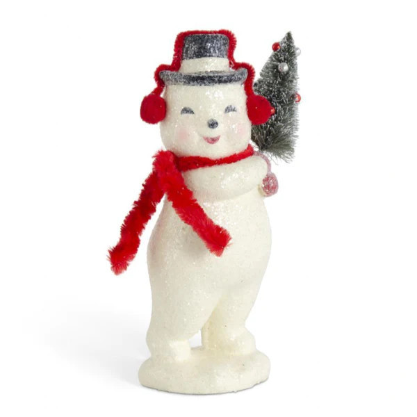 Glittered Snowman | Waiting On Martha