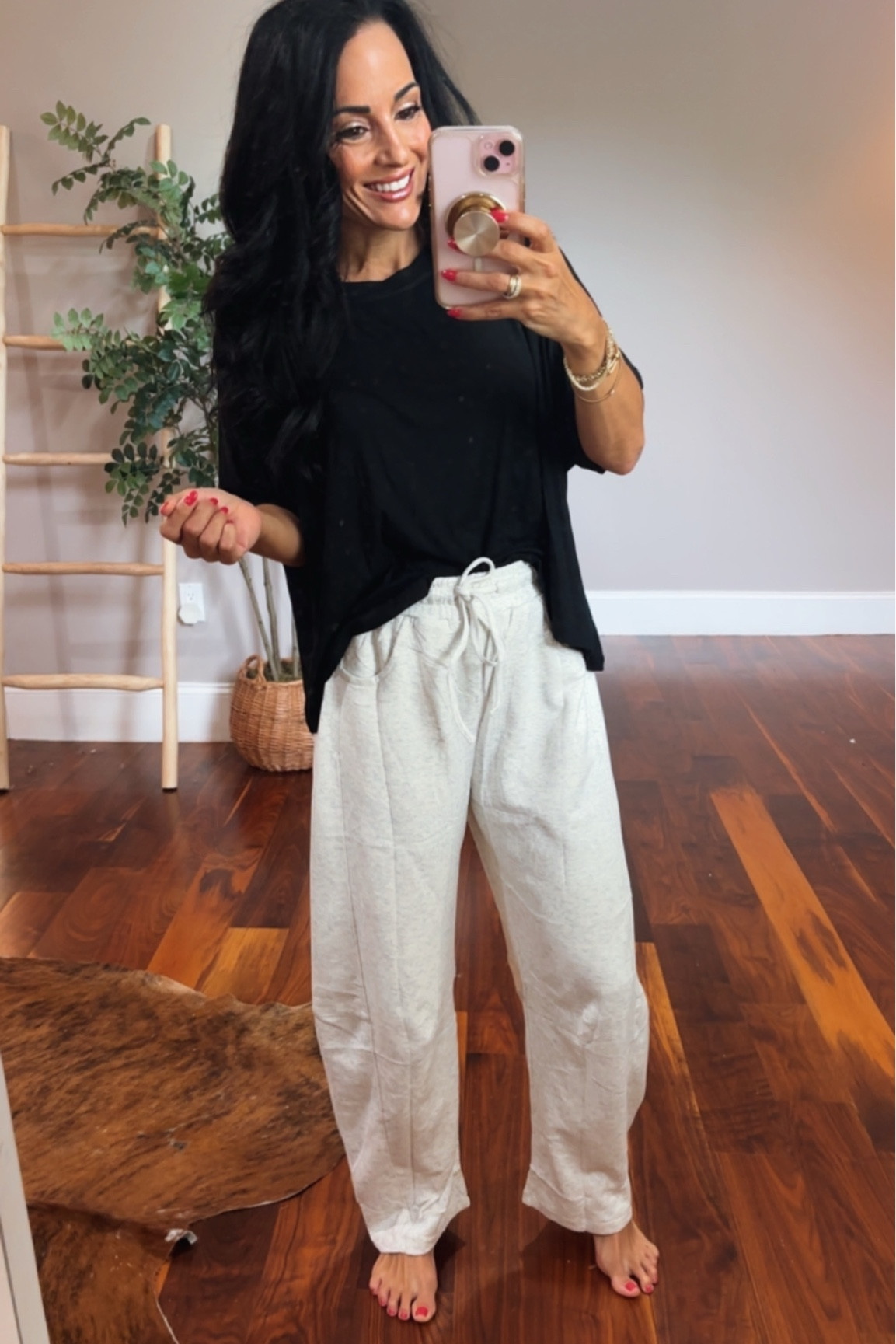 Barrel leg sweatpants on sale

#LTKOver40 #LTKActive #LTKootd