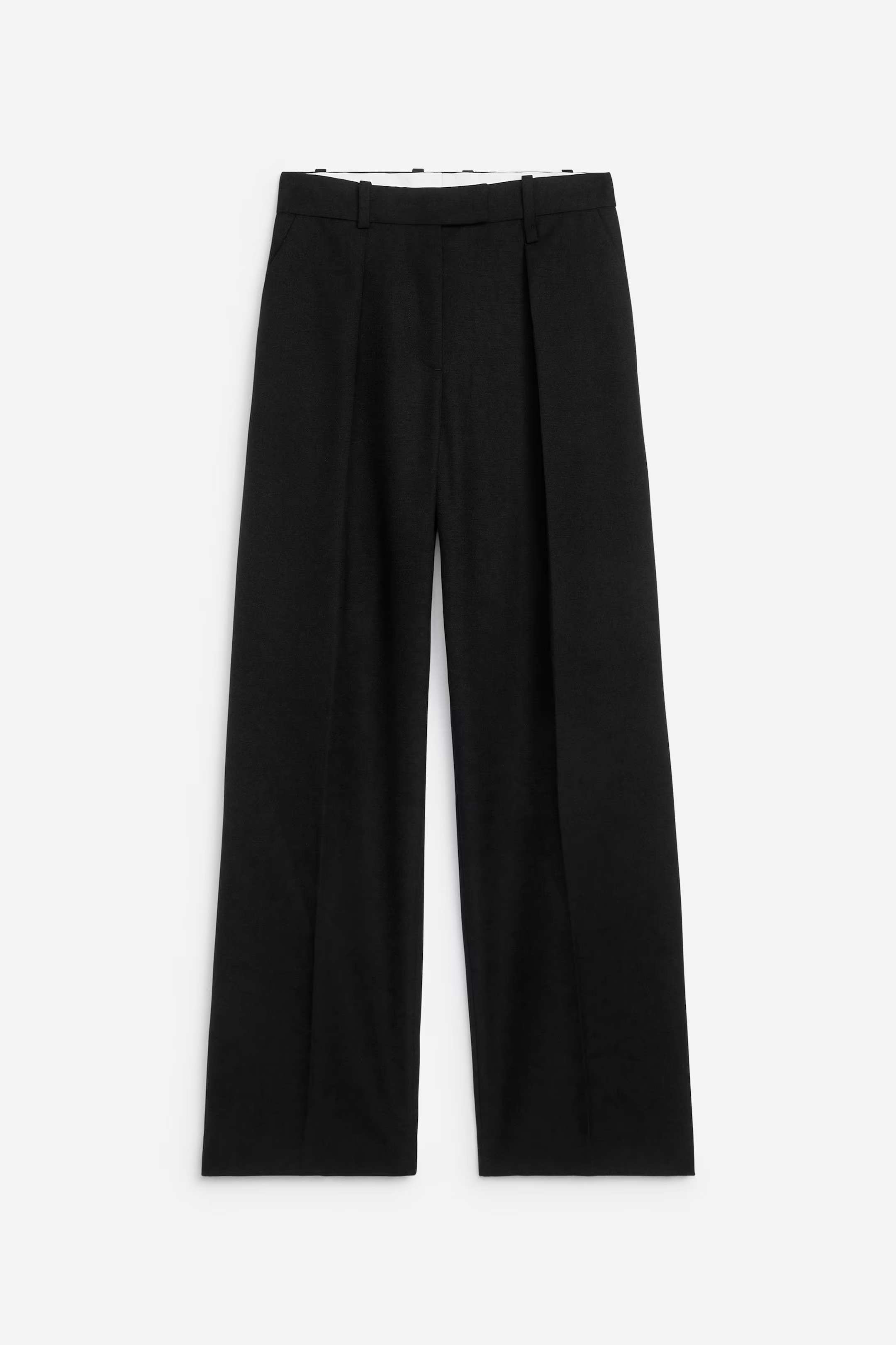 High-Waist Pleated Trousers | H&M (UK, MY, IN, SG, PH, TW, HK)