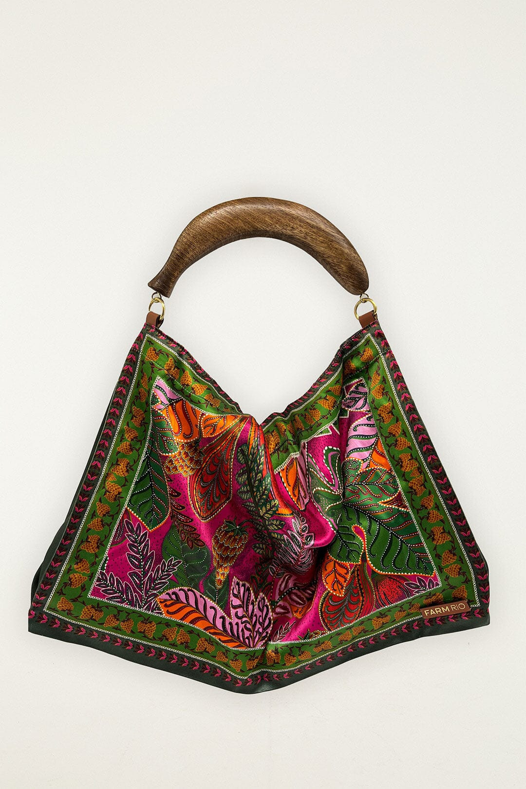 Green Scarf Tote Bag | FarmRio (US)
