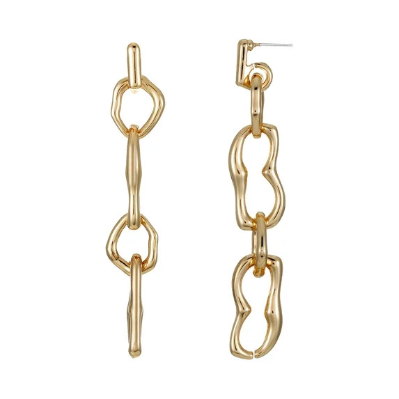Time and Tru Gold Everyday Earring Set | Walmart (US)