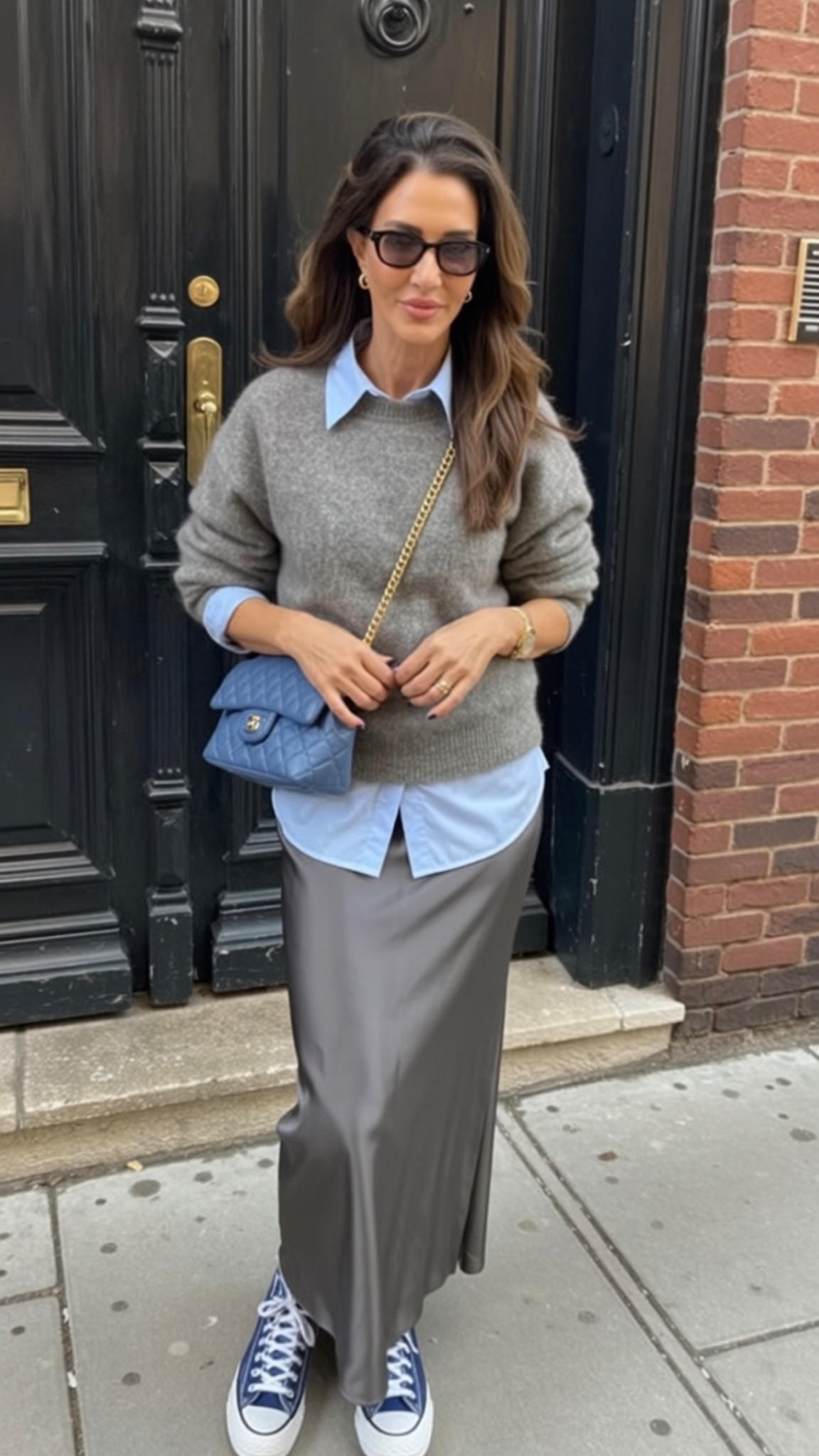 The Layering Trick Everyone’s Copying Right Now 🤎

This sweater-over-shirt combo is IT. I’m obsessed with how effortless it looks but still feels so put together.

The key? A relaxed crew neck sweater (love this gray one) layered over a crisp button-down with the collar peeking out. It’s giving quiet luxury meets casual chic.

I styled mine with a silk skirt and Converse for that high-low mix that’s everywhere right now. But this also works with jeans, trousers, or even leather pants for a night out.

All the outfit details are in my LTK! This is the winter uniform you didn’t know you needed.
#LTK #winteroutfit #layering #ltkfinds #winterstyle #ltkfashion #outfitinspo #sweaterweather #ltkstyletip #ltkunder100 #ltkunder50 #ltkseasonal #ltkitbag #ltkshoecrush #ltksalealert #liketkit​​​​​​​​​​​​​​​​