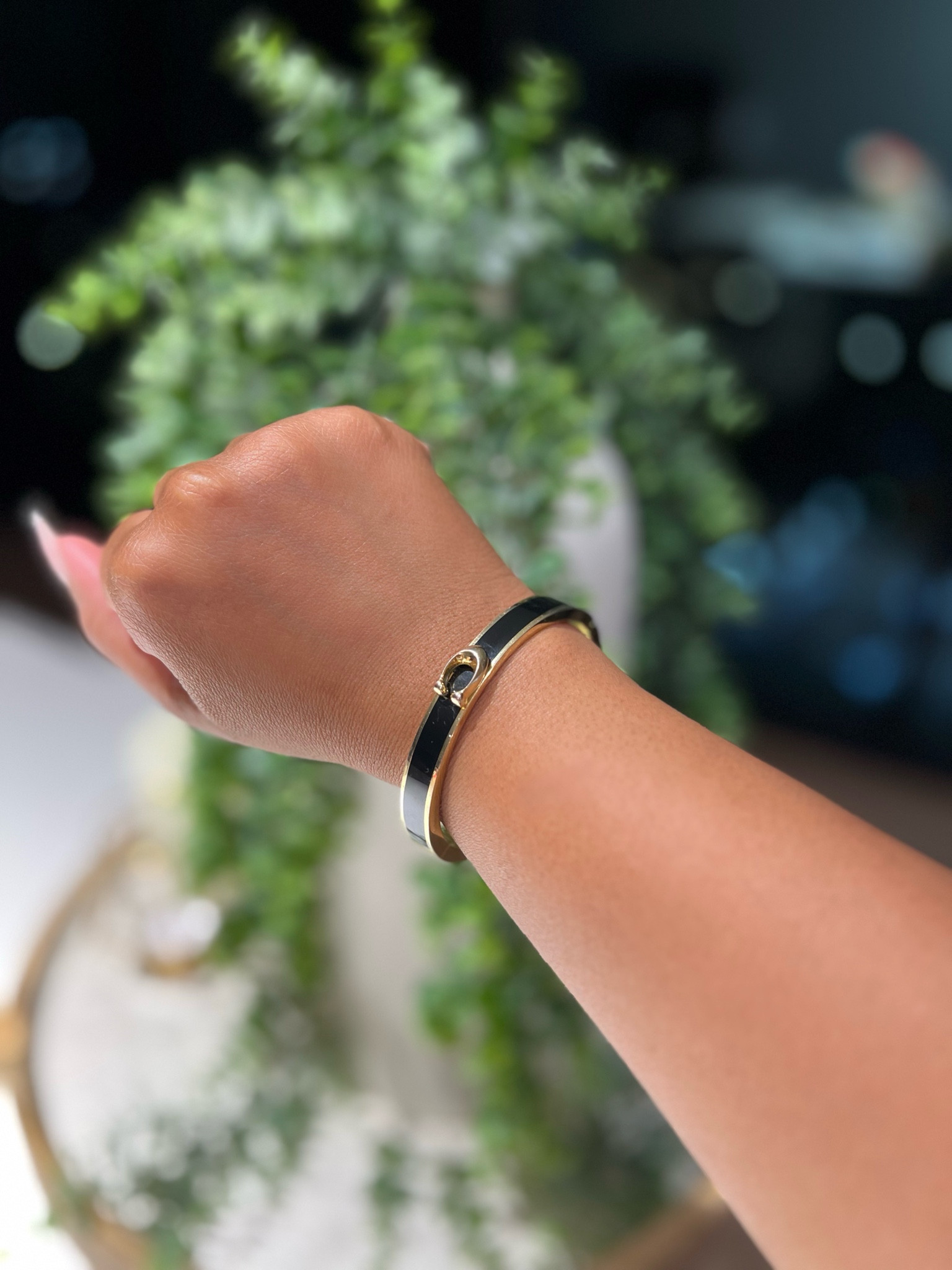 The Coach Outlet sales, some of my favorite bangle bracelets at an affordable price. I own this in the black & gold, as well as the white & gold. 

#LTKover40 #LTKfindsunder50 #LTKstyletip