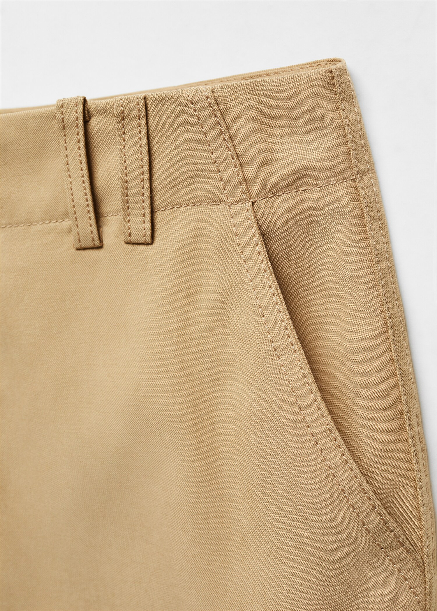 Wideleg lyocell pants - Woman | MANGO USA | MANGO (US)