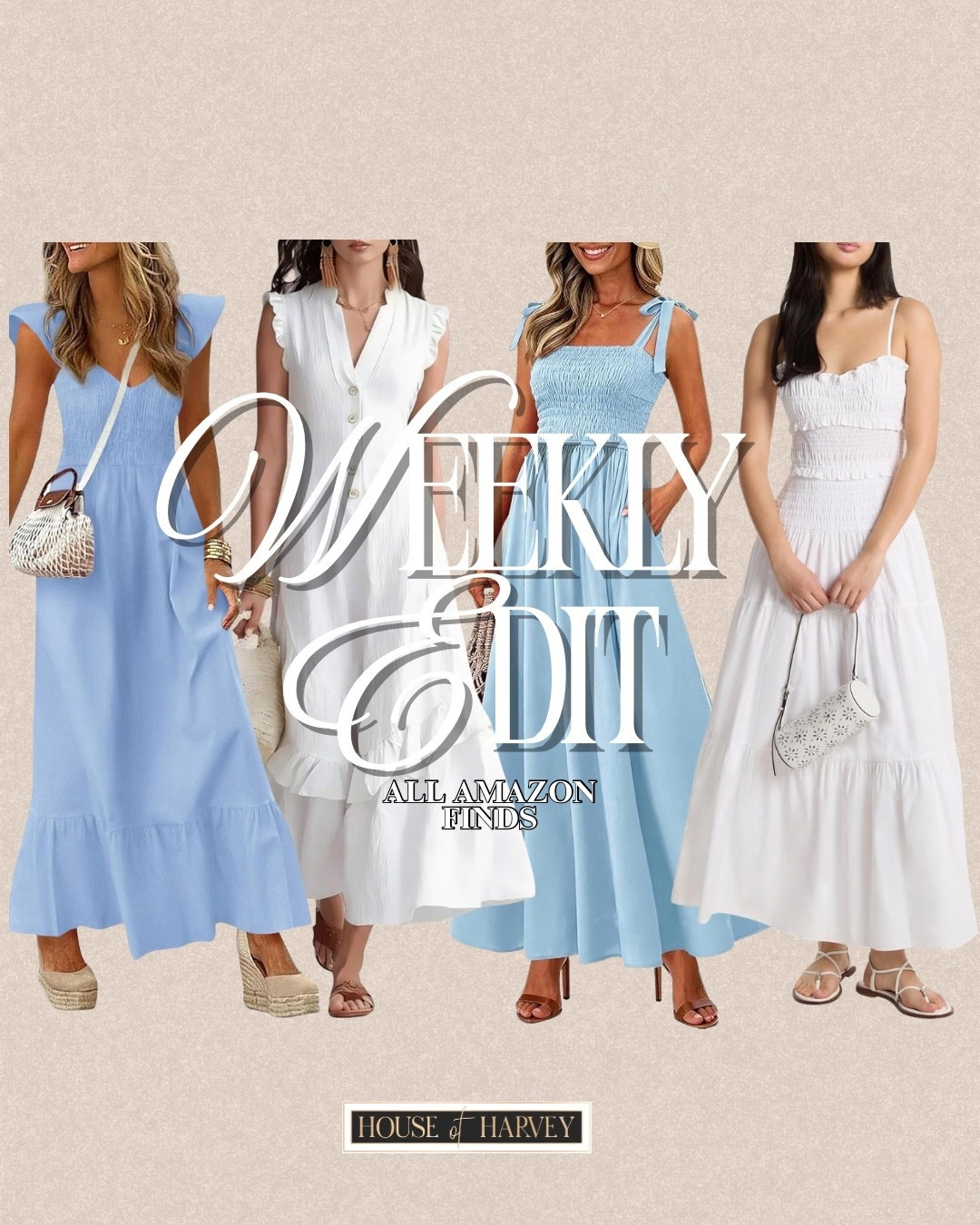 WEEKLY EDIT—this week it’s all about softer layers, woven textures, and easy pieces that feel relaxed in the best way. Lightweight knits, easy denim, and simple outfit formulas feel right for coffee walks, salty air, and slower summer evenings. I found some amazing pieces all from Amazon that are under $100 and embody this style vibe! All of these maxi dresses are so chic. Linked⬆️

#ltkcreator #ltkfinds #ltkwatchnow #summer #summerfashion #summeroutfits #nantucket #amazon #amazonfinds

#LTKgrwm #LTKootd #LTKSeasonal
