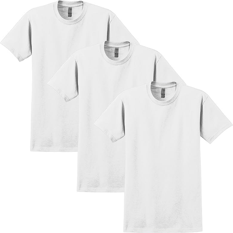 Gildan Adult Ultra Cotton T-shirt, Style G2000, Multipack | Amazon (US)