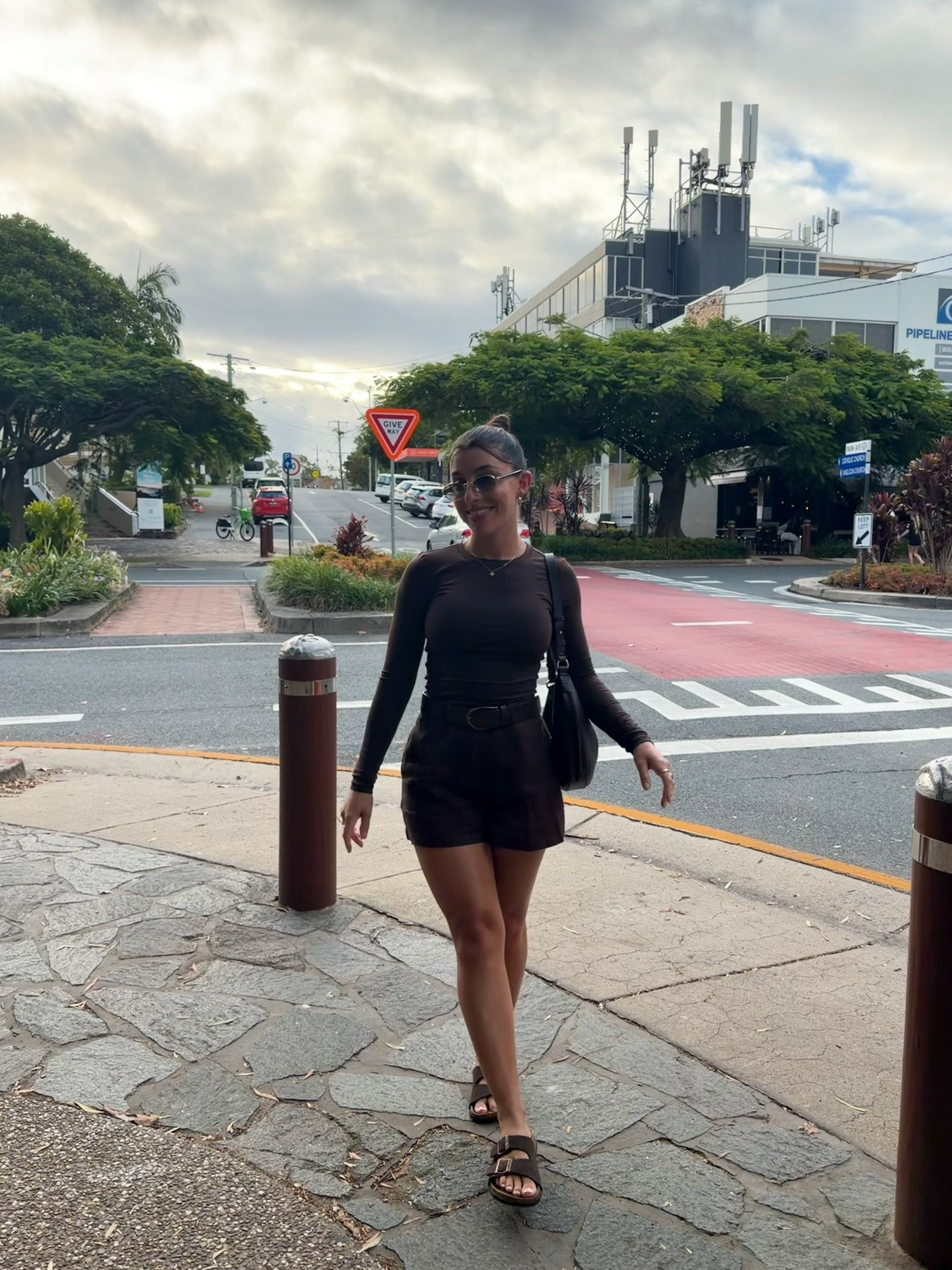 Simple outfit, all brown, chocolate brown, linen shorts, long sleeve top, simple outfit, easy outfit, casual outfit, cross body bag, viral M&S bag, sandals, cotton on, glassons, H&M, asos, wardrobe, essentials, chic

#LTKpetite #LTKuk #LTKspring