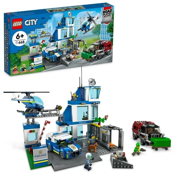 LEGO City Police Station Building Set for Kids Ages 6 & Up (60316) - Walmart.com | Walmart (US)