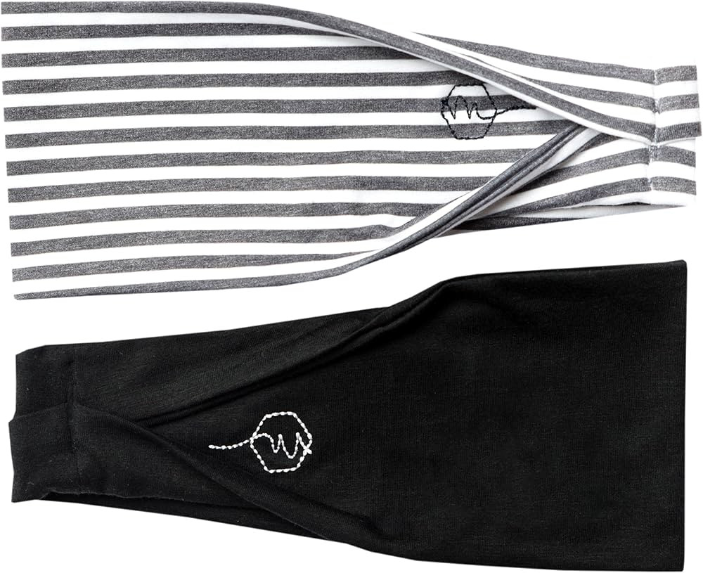 Maven Thread Workout Headbands for Women, 2Pack - 4 inch Thick Wide, Non Slip Sweatbands for Wome... | Amazon (US)