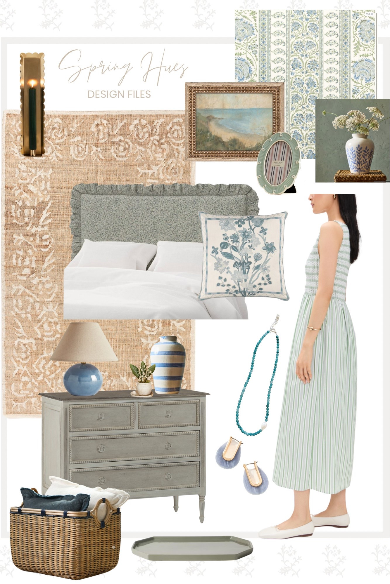 Spring hues inspired by my bathroom mood board. The tile is officially ordered. 

#LTKSeasonal #LTKGiftGuide #LTKFindsUnder100