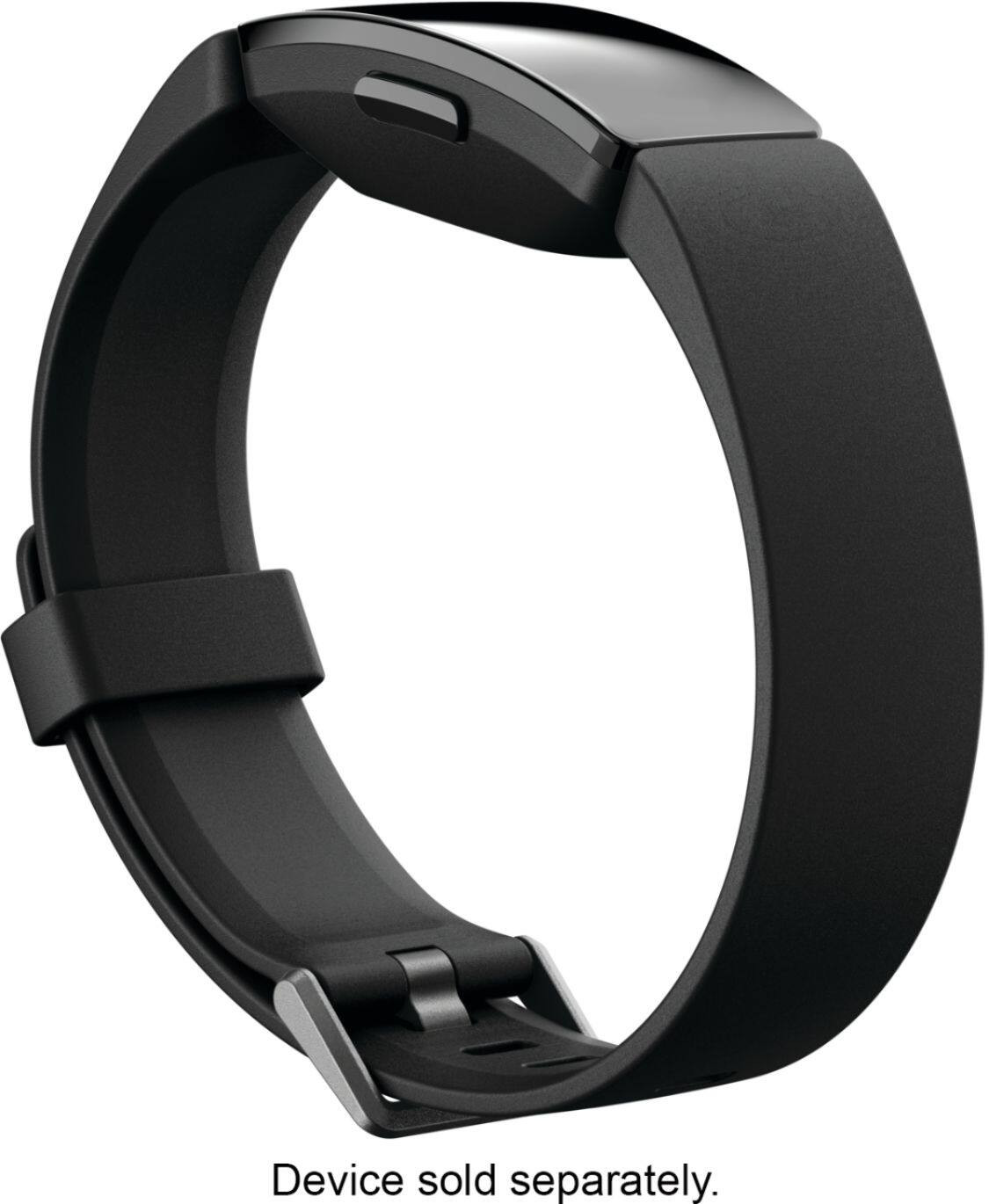 Armband for Fitbit Inspire - Large - Black | Best Buy U.S.