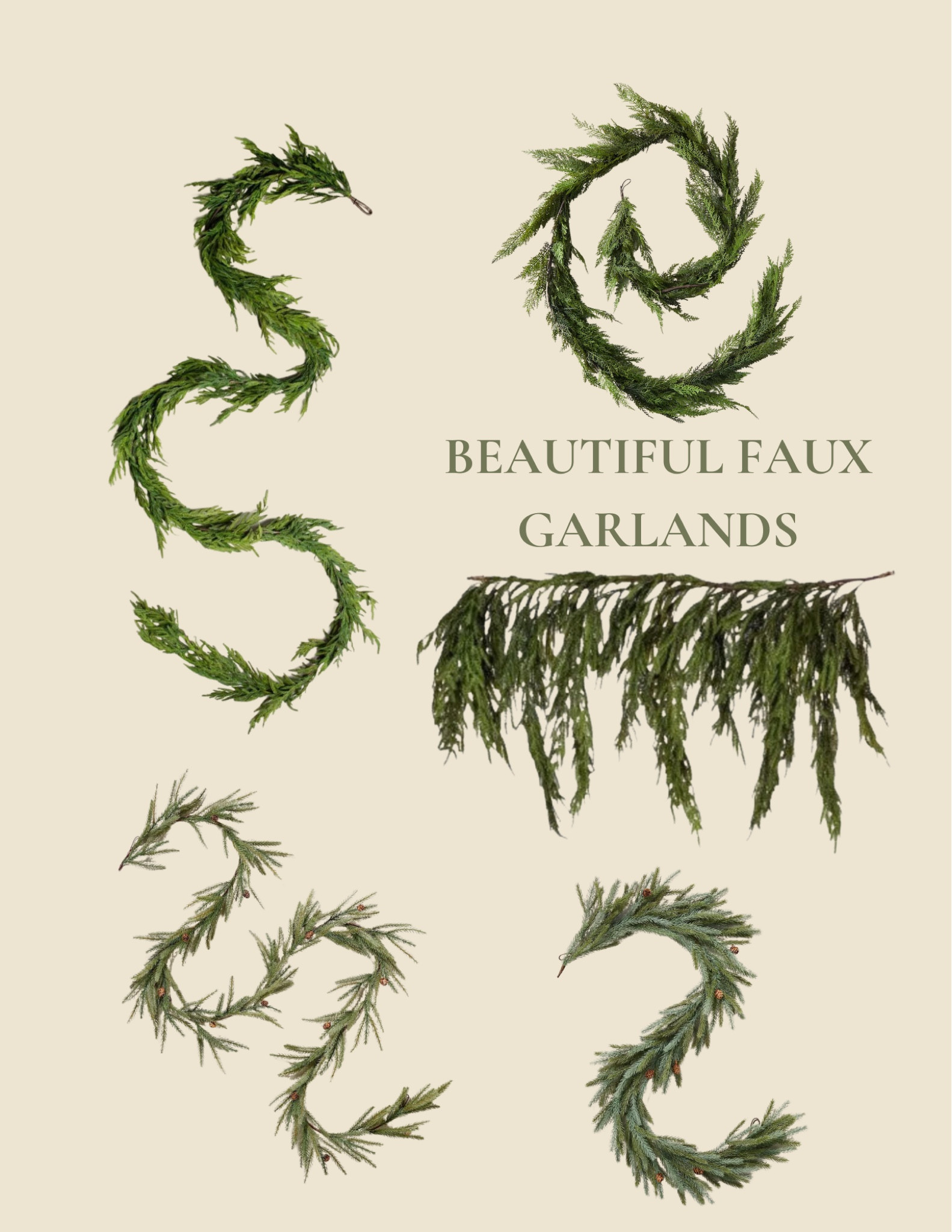 Shop our top faux Christmas garland picks! #

#LTKHoliday #LTKSeasonal #LTKHome