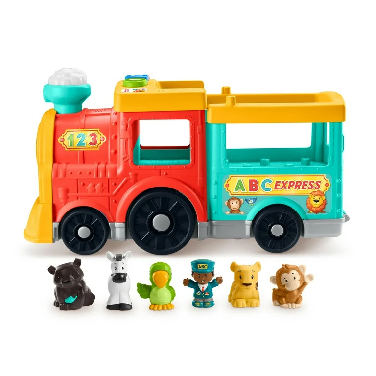 Fisher-Price Little People Big ABC Animal Train Toddler Learning Vehicle Playset, Child 1+ Years,... | Walmart (US)