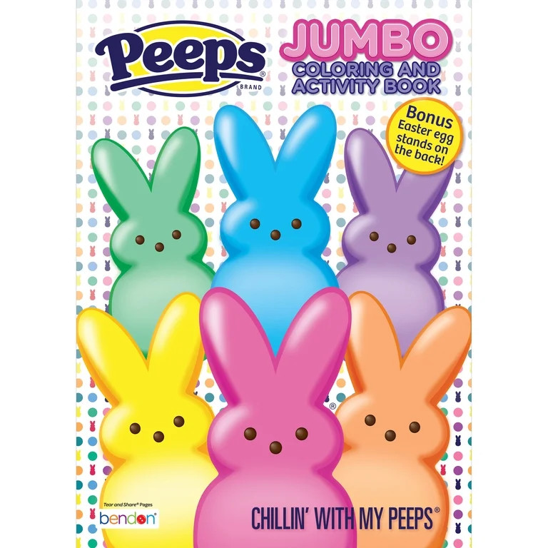 PEEPS 64-Page Easter Coloring and Activity Book by Bendon | Walmart (US)