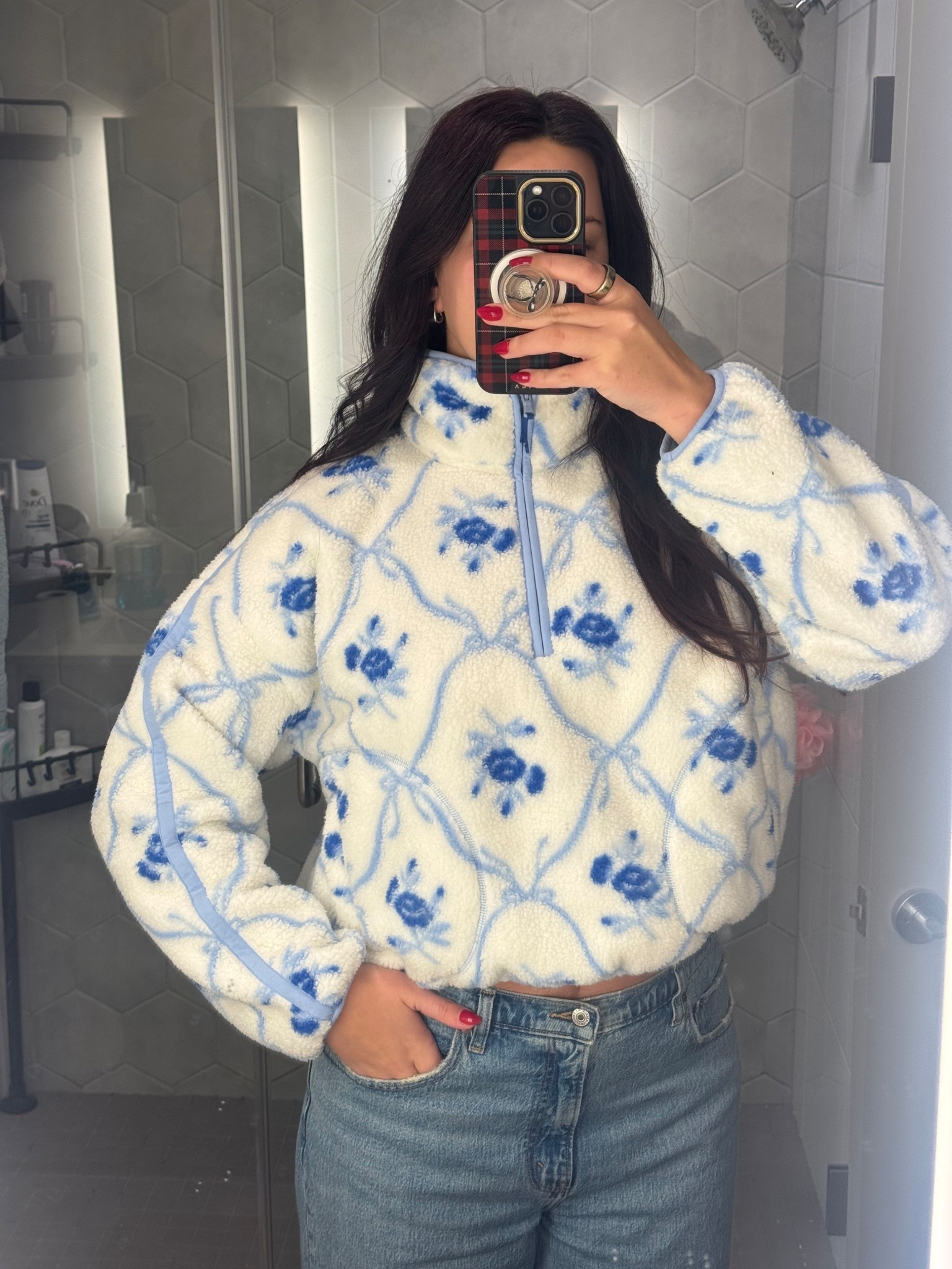 Love this quarter zip fleece it’s kind of giving free people or loveshack fancy but it’s from old navy!!! Such a good find this winter ❄️

#LTKFindsUnder50 #LTKGiftGuide #LTKHoliday