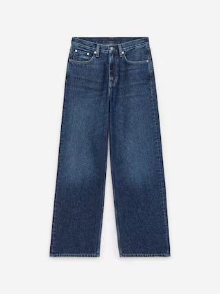 CORAL Wide Jeans – Dark Blue – Women – ARKET GB | Arket UK