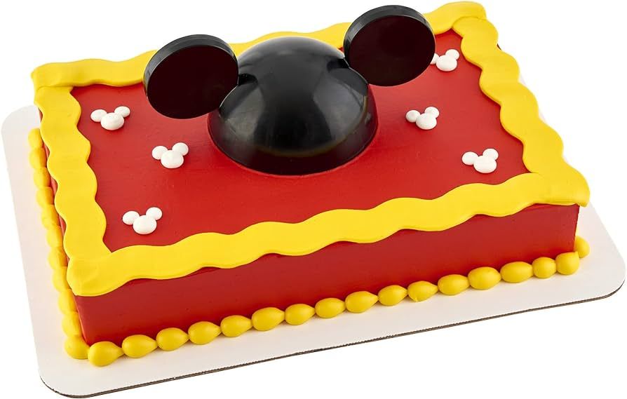 DecoSet® Disney Mickey Mouse Hat Cake Topper, 1-Piece for a Disney-Themed Celebration, Durable F... | Amazon (US)