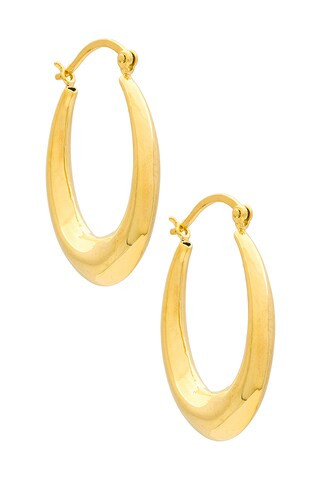 Oval Hoop Earring
                    
                    SHASHI | Revolve Clothing (Global)