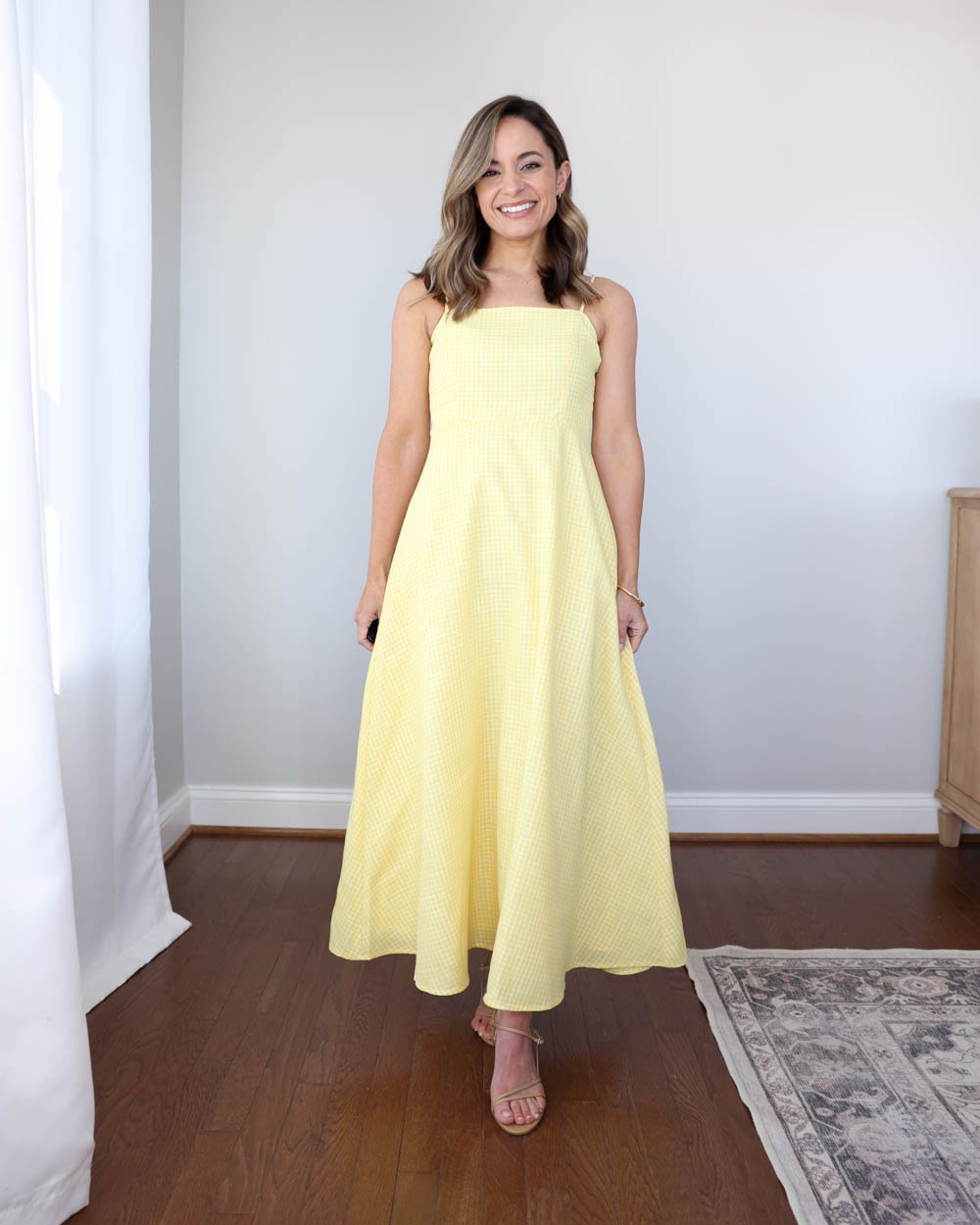 Elevated petite-friendly Mother’s Day outfit ideas!

Outfit 1:
Yellow dress (Nordstrom): xs 
Heels (Quince): tts

Outfit 2:
Yellow Top (LOFT): Petite XXS
Skirt (Abercrombie): Petite XXS
Ballet Flats (J.Crew Factory): True to size

Outfit 3:
Set top (LOFT): petite xxs 
White jeans (Quince): 24 x 26” 
Sandals: tts

My measurements for reference: I’m 4’10” and 105lbs. My bust, waist, and hip measurement is 32”, 24”, and 36”.

#LTKSaleAlert #LTKMothersDay #LTKPetite