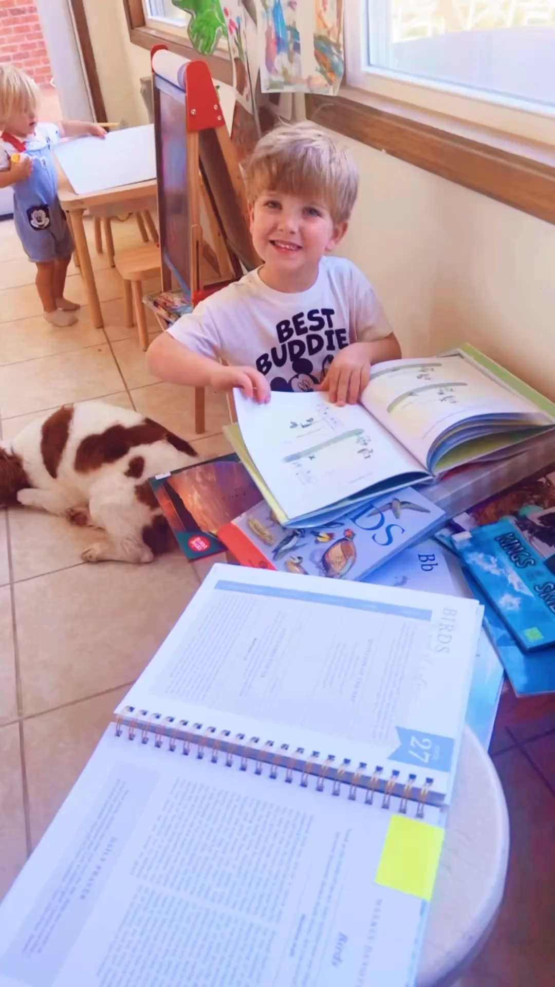 And yay 🎉 for a brand new homeschool preschool unit 📖 this week - all about birds !!! 🐤🪺🪶🪽🪿🦅🦜