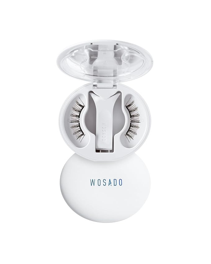 WOSADO [No.17 Ice Black] 21.5mm Magnetic Eyelashes with Applicator Kit, Reusable Magnetic Lashes ... | Amazon (US)