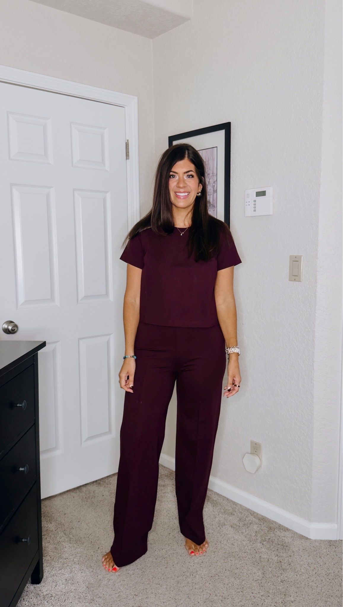 Spanx 20% off sale! Code LTK20
In a medium ponte top and wide leg pants

#LTKSaleAlert #LTKMidsize #LTKTall