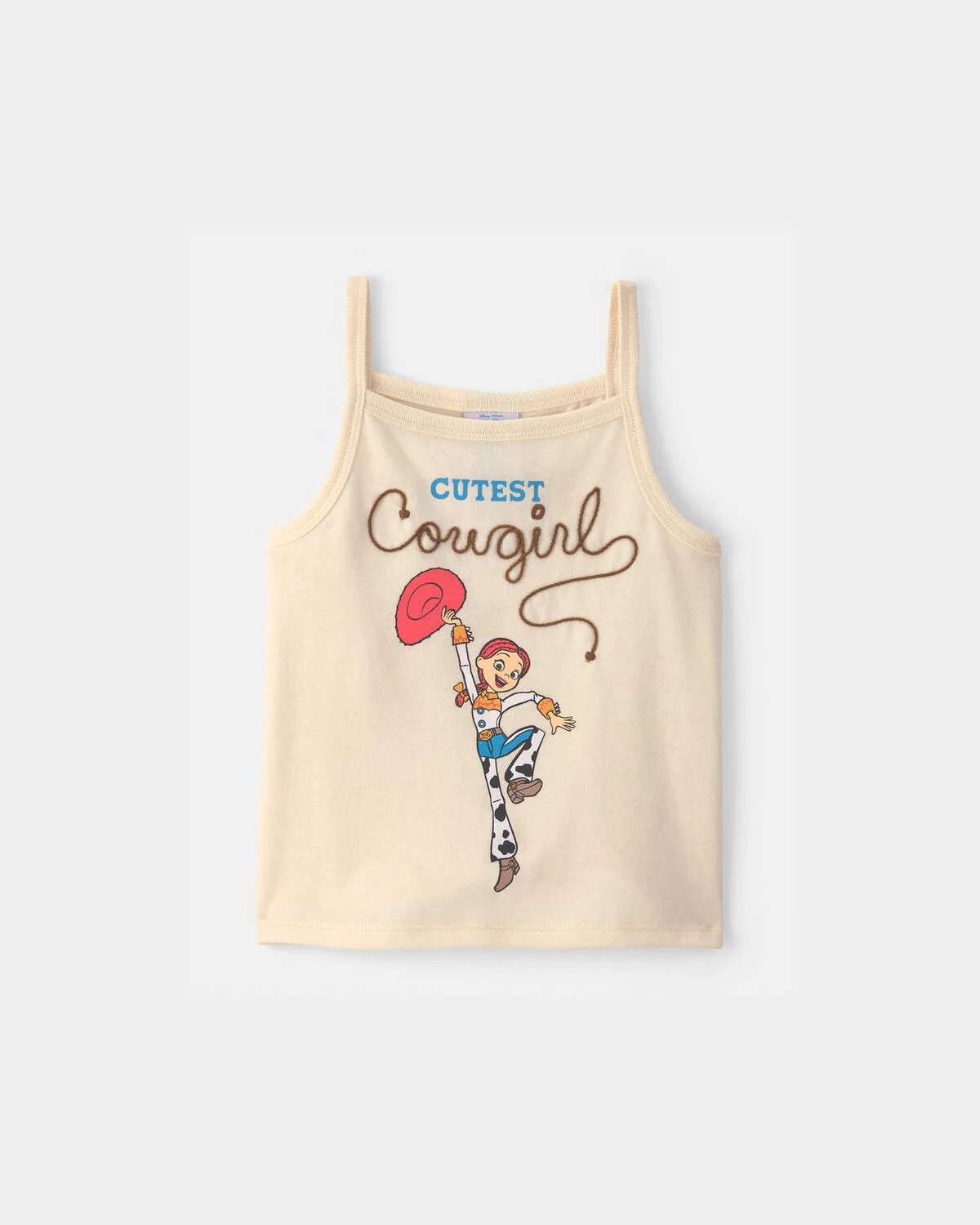 Toddler Girl Pixar\u00a9 Toy Story 'Cutest Cowgirl' Graphic Tank - Cream | Carter's Inc