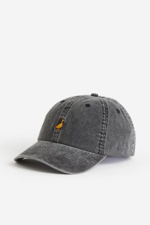 Cotton Cap with Embroidery | H&M (US + CA)