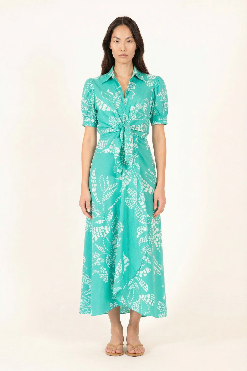 Long Dress Eren - Mint Austral | Poupette St Barth