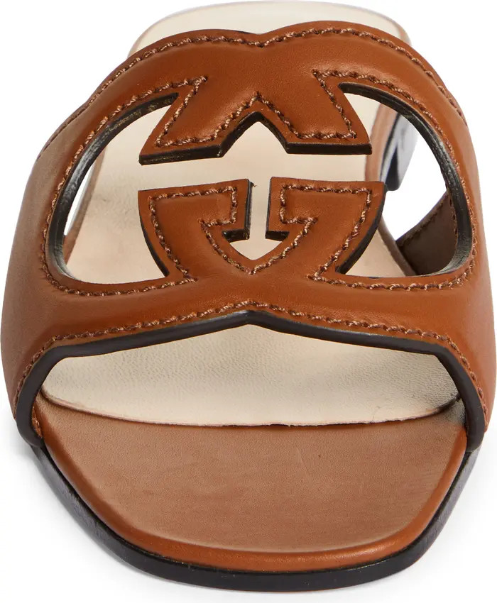 Gucci Interlocking G Cutout Slide Sandal (Women) | Nordstrom | Nordstrom