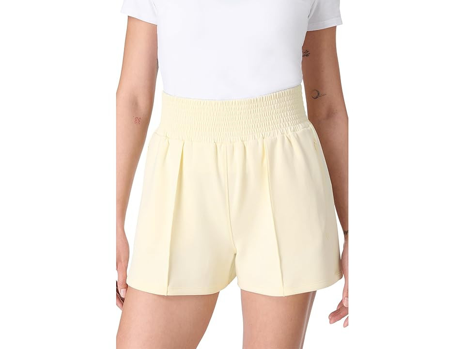 Sweaty Betty Sand Wash Cloudweight Shorts Women's Shorts Buttercream Yellow : LG 3, Elastane/Modal/Polyester | Zappos