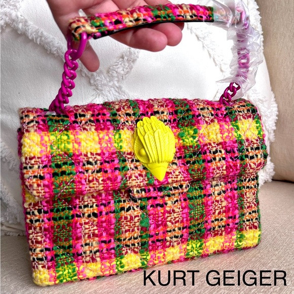 KURT GEIGER Tweed Medium Kensington crossbody bag | Poshmark