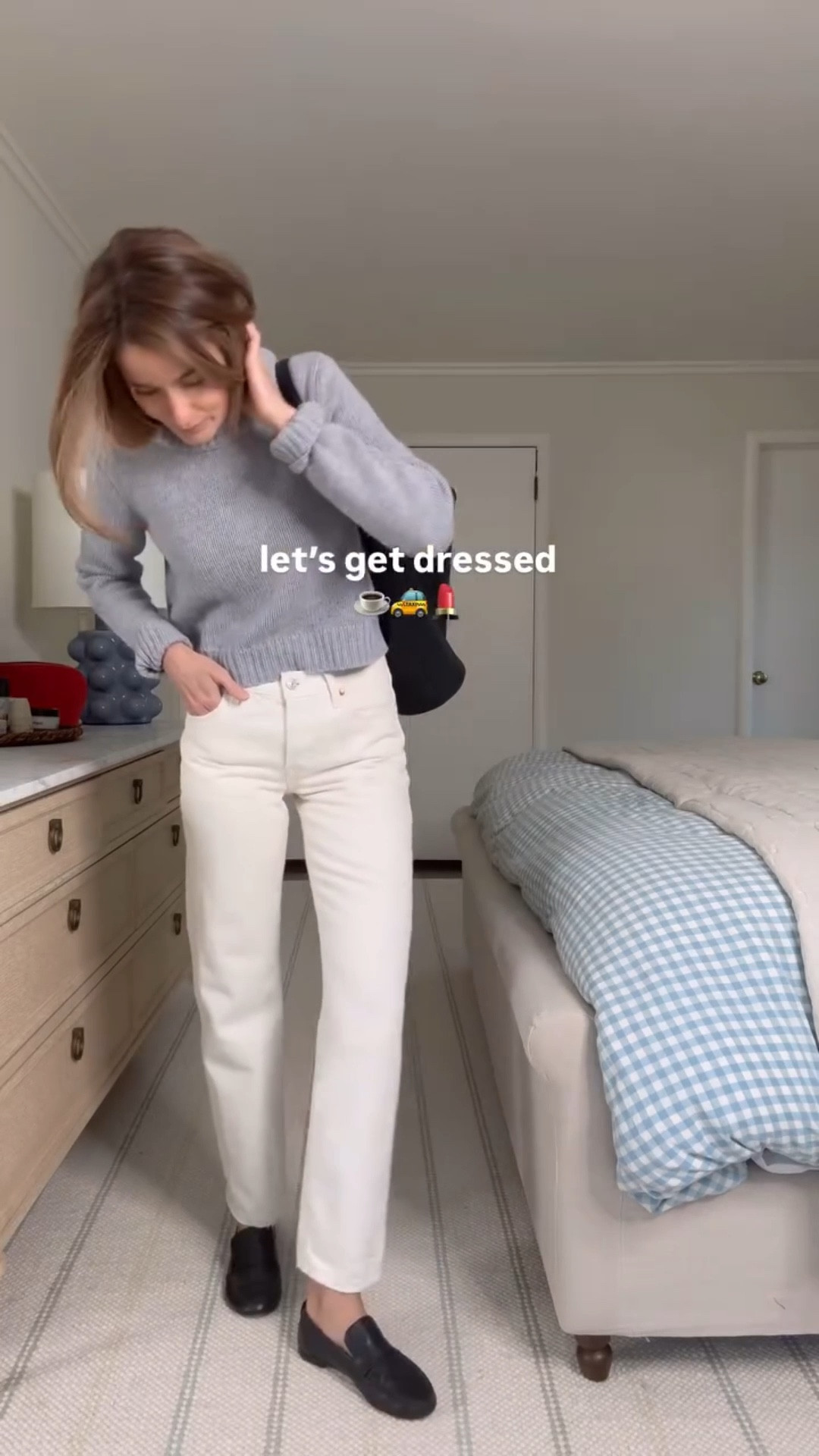 Sharing again in case you missed it! One of my favorite looks with winter white jeans and a beautiful cozy sweater. This La Ligne has such incredible knit detail, I’m shocked it’s not gaining more traction! Price is high but La Ligne is a brand whose quality holds up over years and years  

I love, love an outfit that pairs high and low price points that can work together seamlessly. This outfit would be a great one to wear to the office! La Ligne Mini Marin sweater is one of my favorites and is a true investment piece. The beautiful collar and knit details create a sweater that makes you look twice without being loud. The seam detail down the back is a gorgeous addition to add even more texture. This sweater is so warm and soft I don’t ever wear an undershirt with it which is extremely rare for me • Jamie Haller Penny Loafers are another investment but truly like nothing I’ve ever put on my feet. Butter soft Italian Leather. Sold out in most places but found a few sizes on Shopbop • Levi’s 501 90’s are a great lower price point under $100. They’re so good I don’t hesitate pairing with this sweater or loafers. Beautiful winter white. • J. Crew Berkeley bag is also a great price for such a practical and versatile piece I use almost daily, especially when I’m carrying a laptop. 

Sizing notes: Sweater: wearing a size small, jeans: sized down 1, to a 24 x 30. Use MEG10 for 10% off my sweater. 


#LTKootd #LTKSeasonal #LTKWorkwear