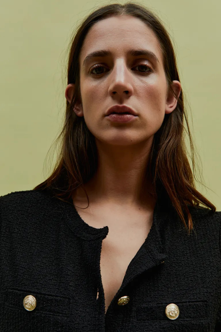 Cardigan mit Strukturmuster - Schwarz - Ladies | H&M DE | H&M (DE, AT, CH, NL, FI)