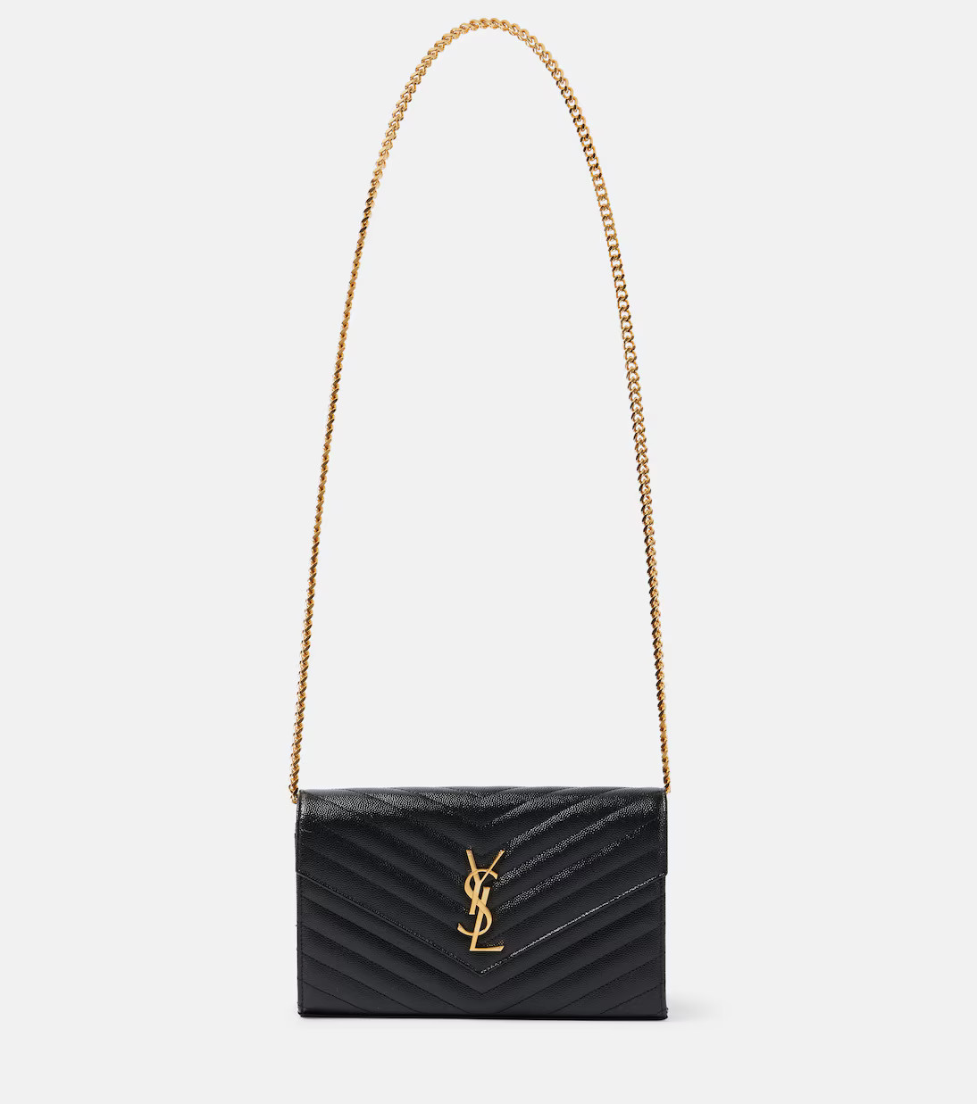 Cassandre matelassé leather wallet on chain | Mytheresa (UK)