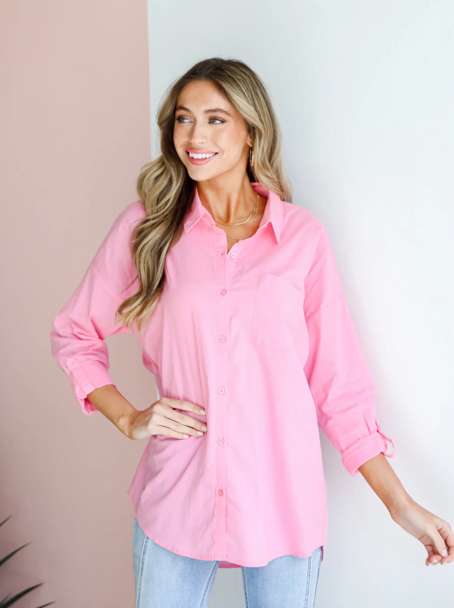 Modern Daydream Button-Up Blouse | Dress Up