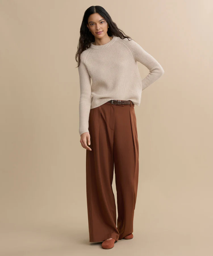 Cashmere Fisherman Sweater | Jenni Kayne