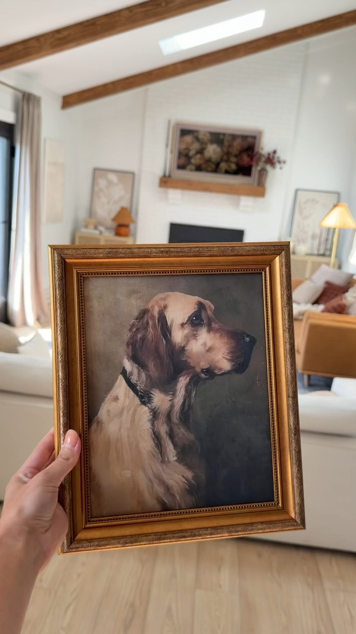 40% off!! 10"x12" Dog Wall Art Gold - Threshold™ designed with Studio McGee at Target. 

#Targethome
#falldecor