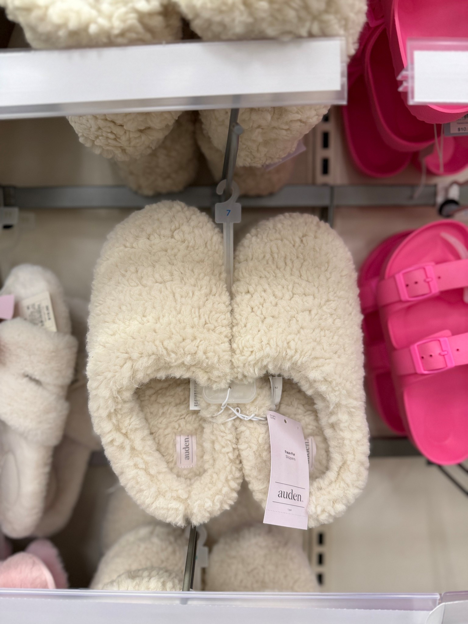Platform slippers from target