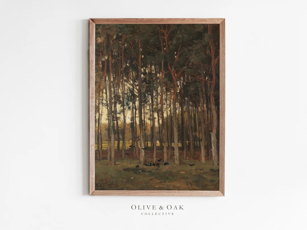 Fall Art Prints / Printable Autumn Artwork / Landscape Painting / Downloadable Artwork / #501 - E... | Etsy (US)