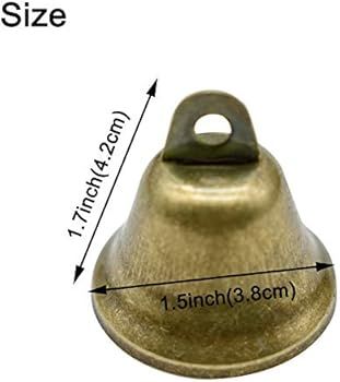 Amazon.com: Maydahui 35PCS Vintage Bronze Jingle Bells (1.7"X 1.5") for Dog Doorbell & Potty Trai... | Amazon (US)