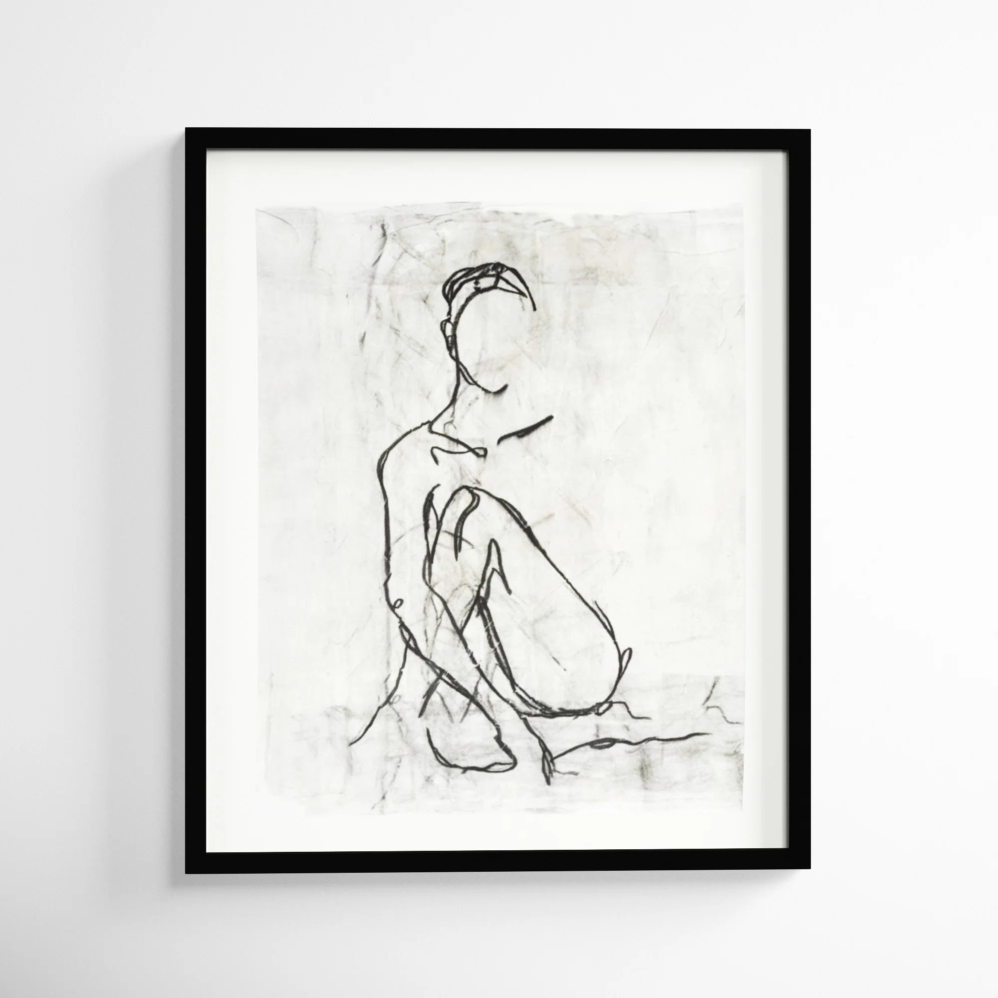 " Embellished Nude Contour Sketch II " by Ethan Harper | Wayfair North America